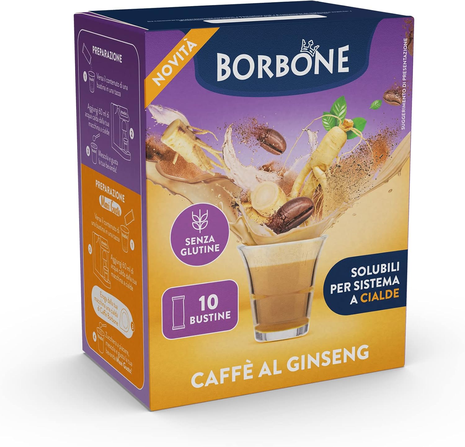 Thumbnail 8 de Caffè Borbone Ginseng Sticks ☕️ 80 Barras para Café de Ginseng