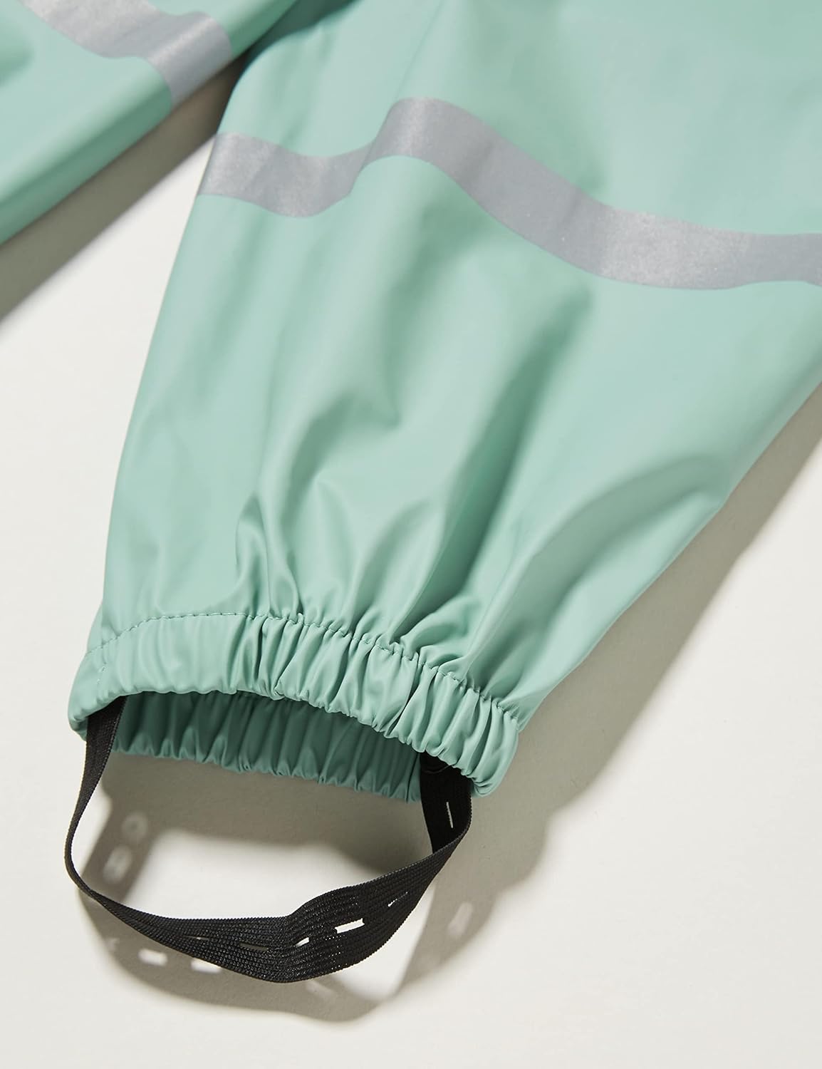 Detalle de Playshoes Kinder Regenhose unisex – wind- und wasserdicht, mit Trägern
