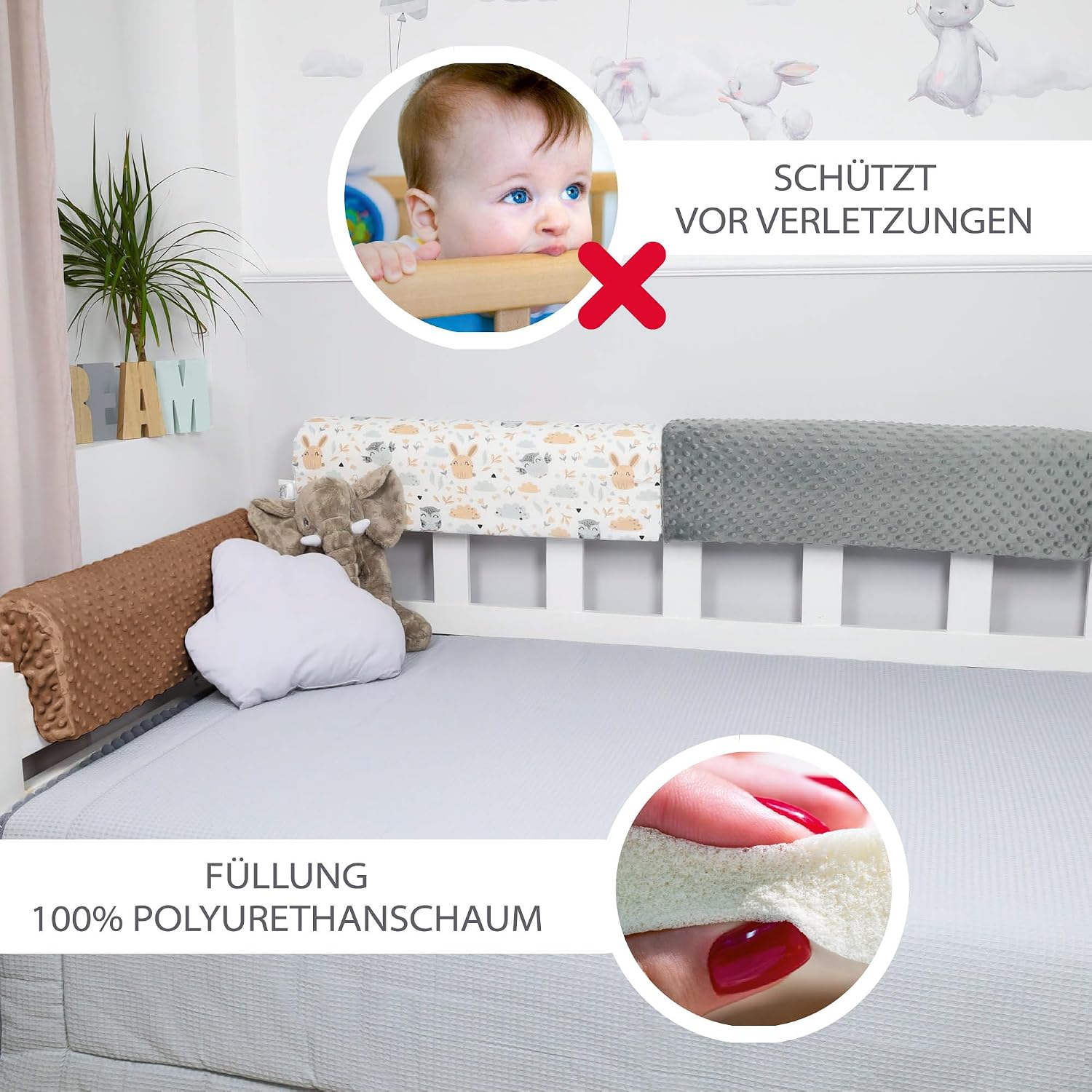Detalle 2 de Totsy Baby Paracolpi lettino antisoffoco 120 cm