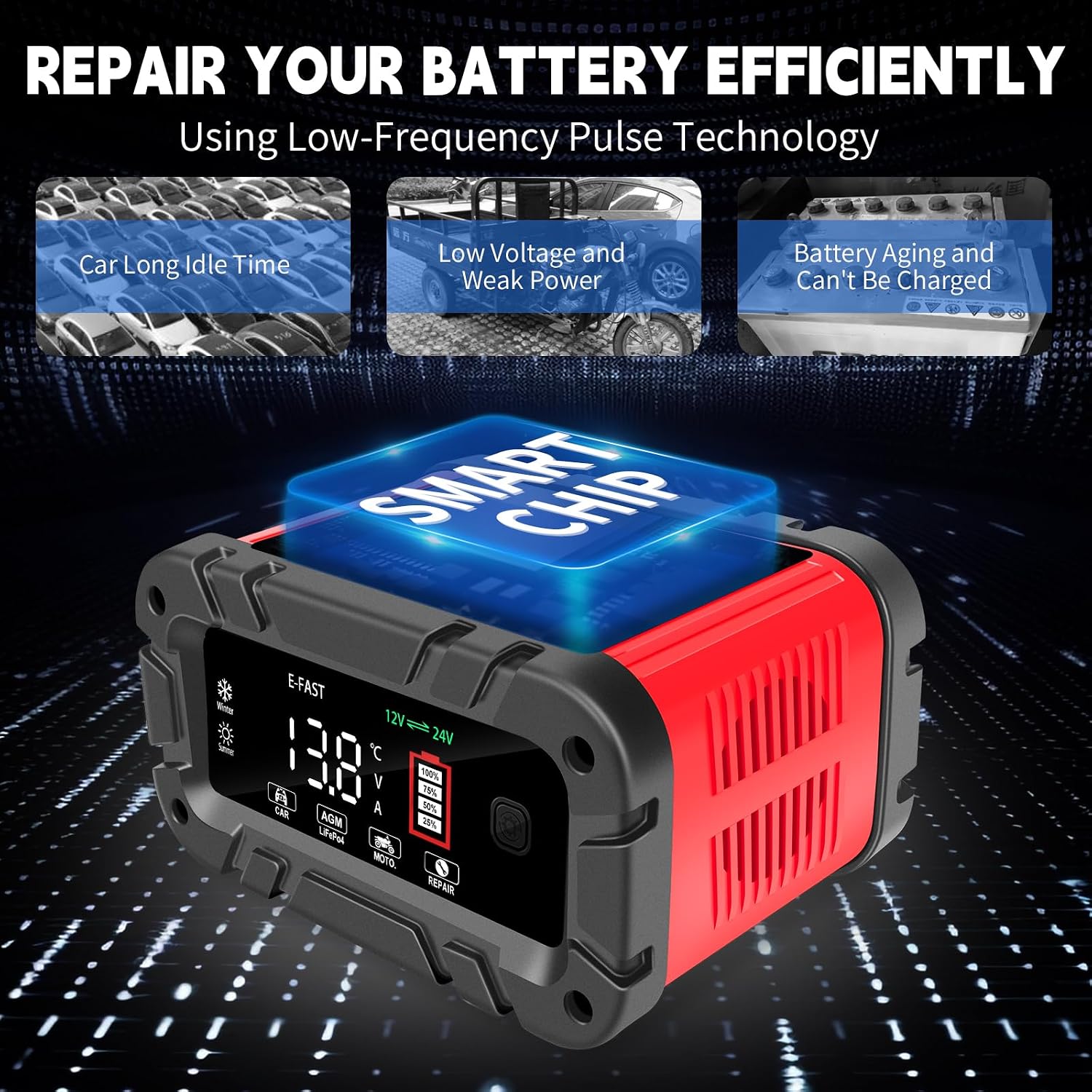 Detalle 1 de E-FAST Battery Charger 12/24V