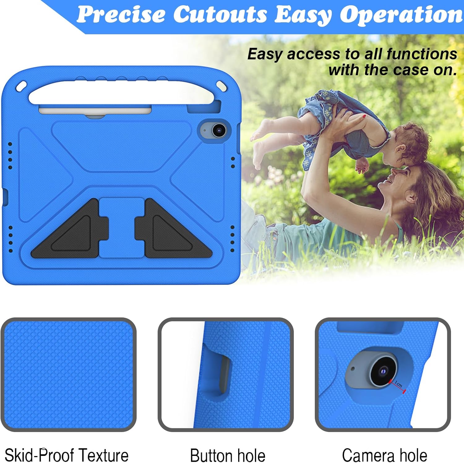 Thumbnail 5 de GOZOPO Kids Case for iPad A16 11th Gen and iPad 10th Gen: Lightweight, Shockproof Protection with Foldable Stand