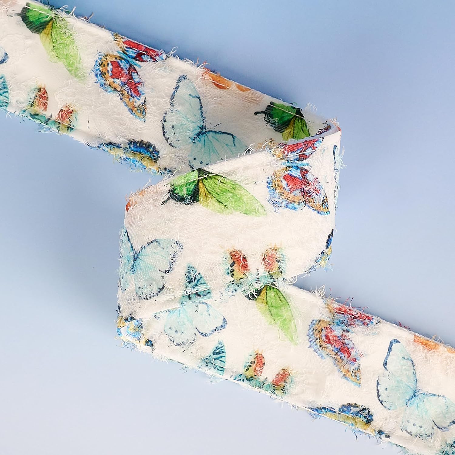 Detalle de chushui 2-Inch Guitar Strap with Butterfly Print, Cotton Padding, and Adjustable Length