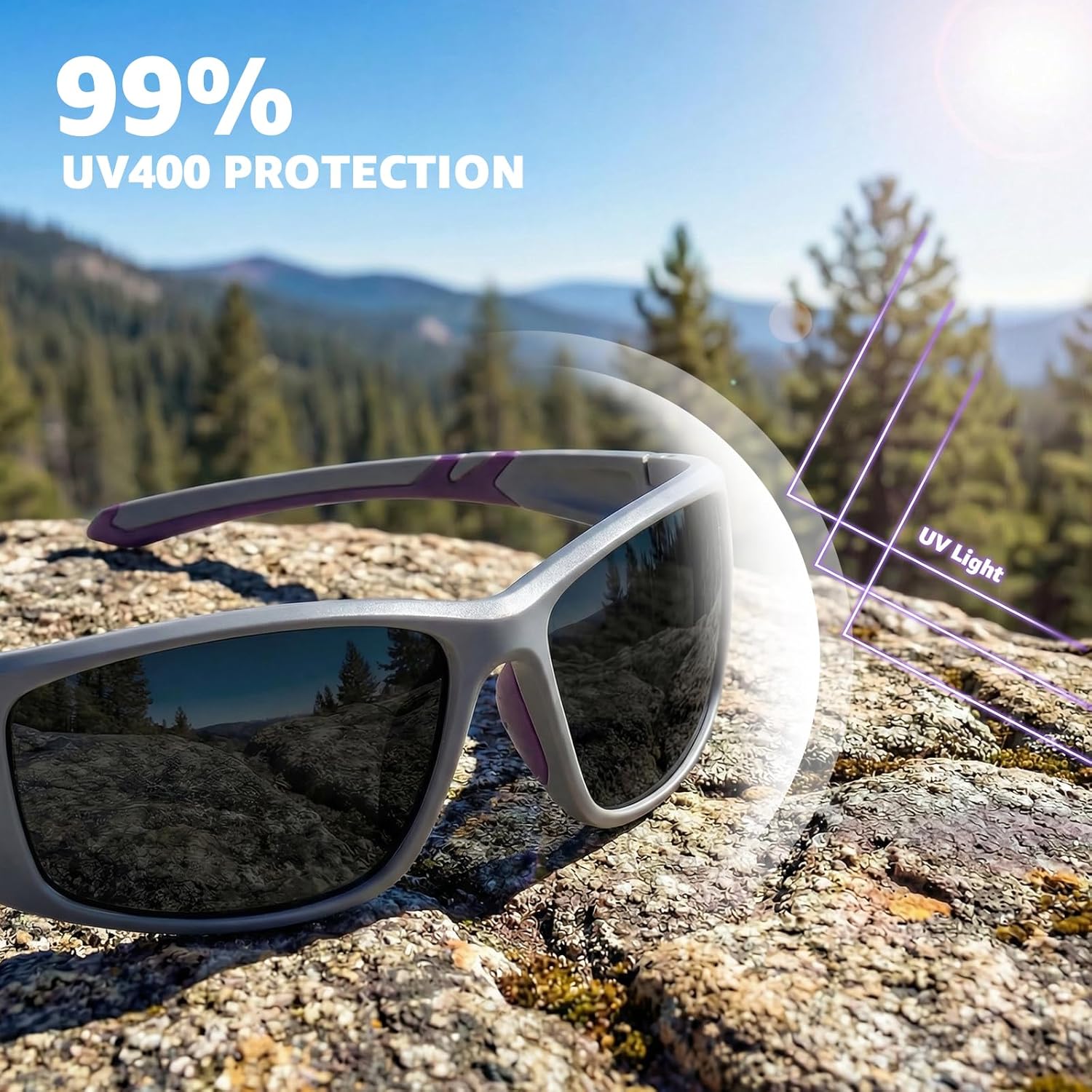 Thumbnail 3 de Photochromic running sunglasses UV400