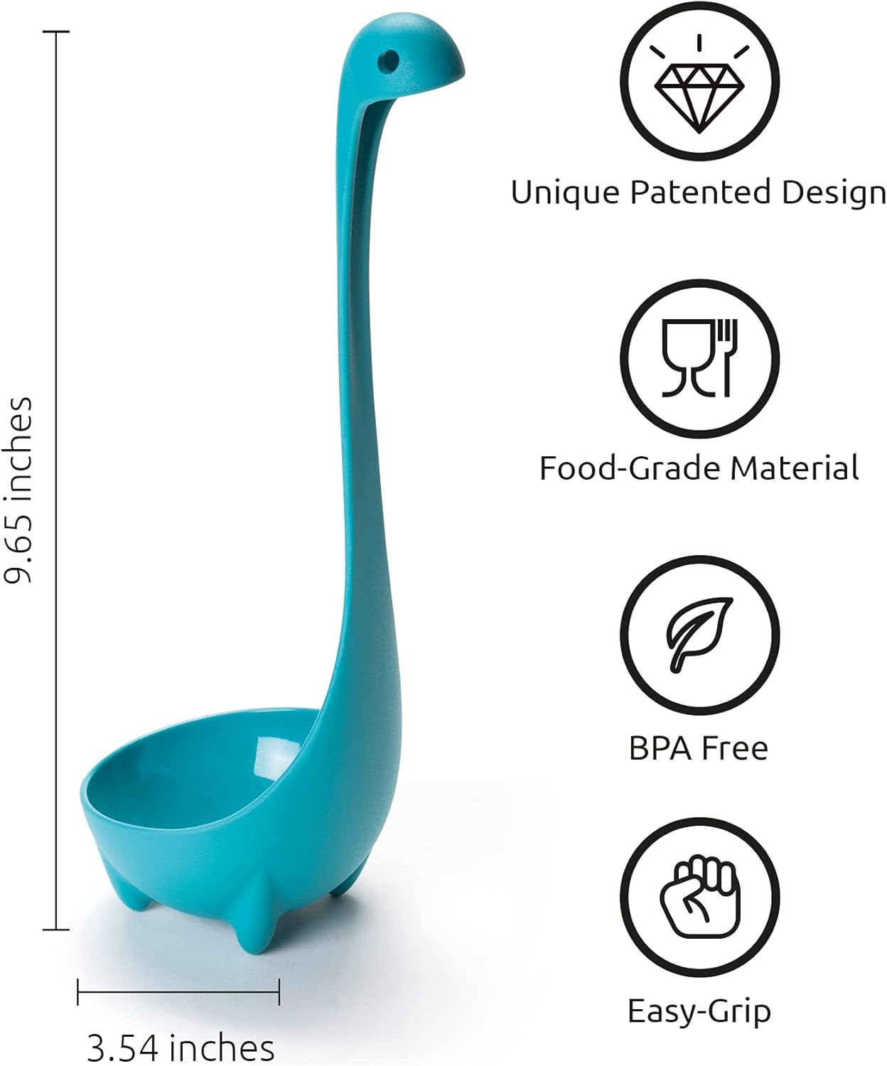Detalle 2 de OTOTO The Original Nessie Ladle soup ladle 🍲