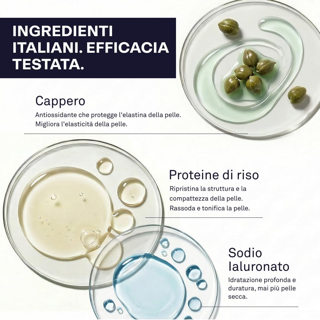 Detalle de SERLINO LAB Crema Corpo Uomo: crema anti-età con collagene e acido ialuronico