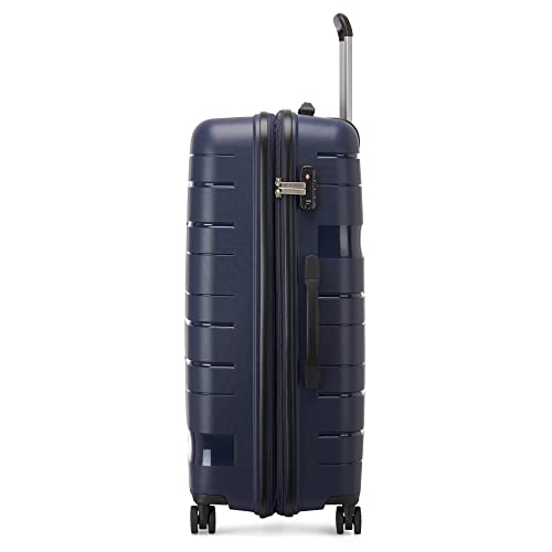 Detalle de MODO by Roncato MD1 Trolley Grande 75 cm Espandibile Blu – 110 L, TSA, 4 Ruote