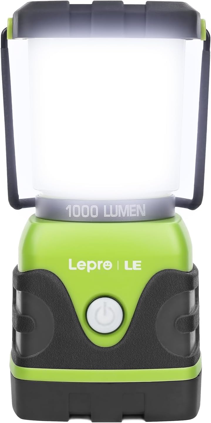 Detalle de LE Camping Lantern 1000 lumen battery-powered lamp 🔦