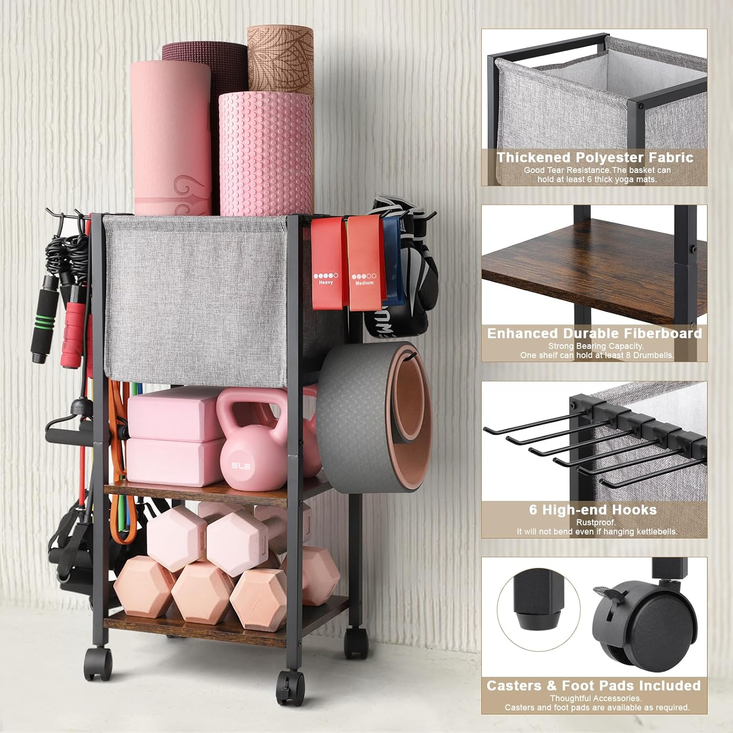 Detalle de Bikoney rack per palestra multifunzionale 45 kg