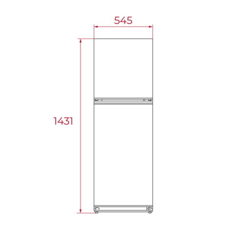 Detalle de Teka RTF 2510 WH Frigorífico 204 L blanco