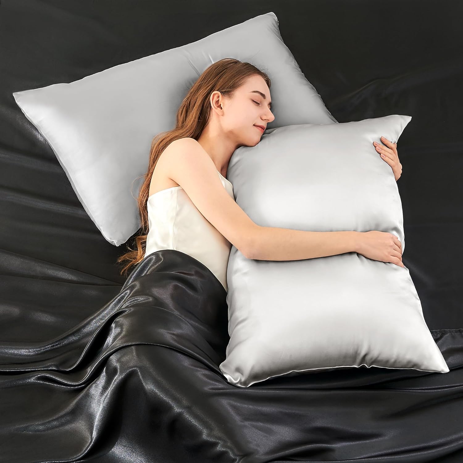 Thumbnail 6 de INFIIXSO Mulberry Silk Pillowcase 20x26 Inches