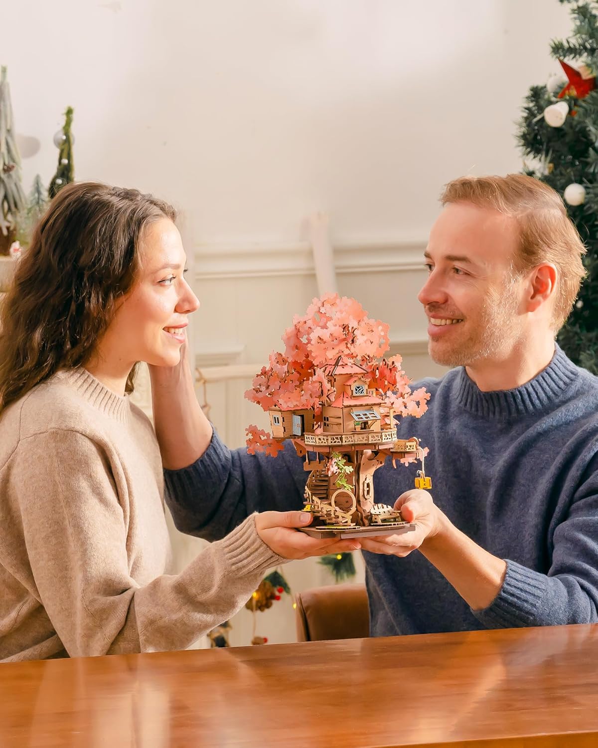 Thumbnail 2 de Rolife Casa sull'albero Sakura kit puzzle 3D in legno 🧩