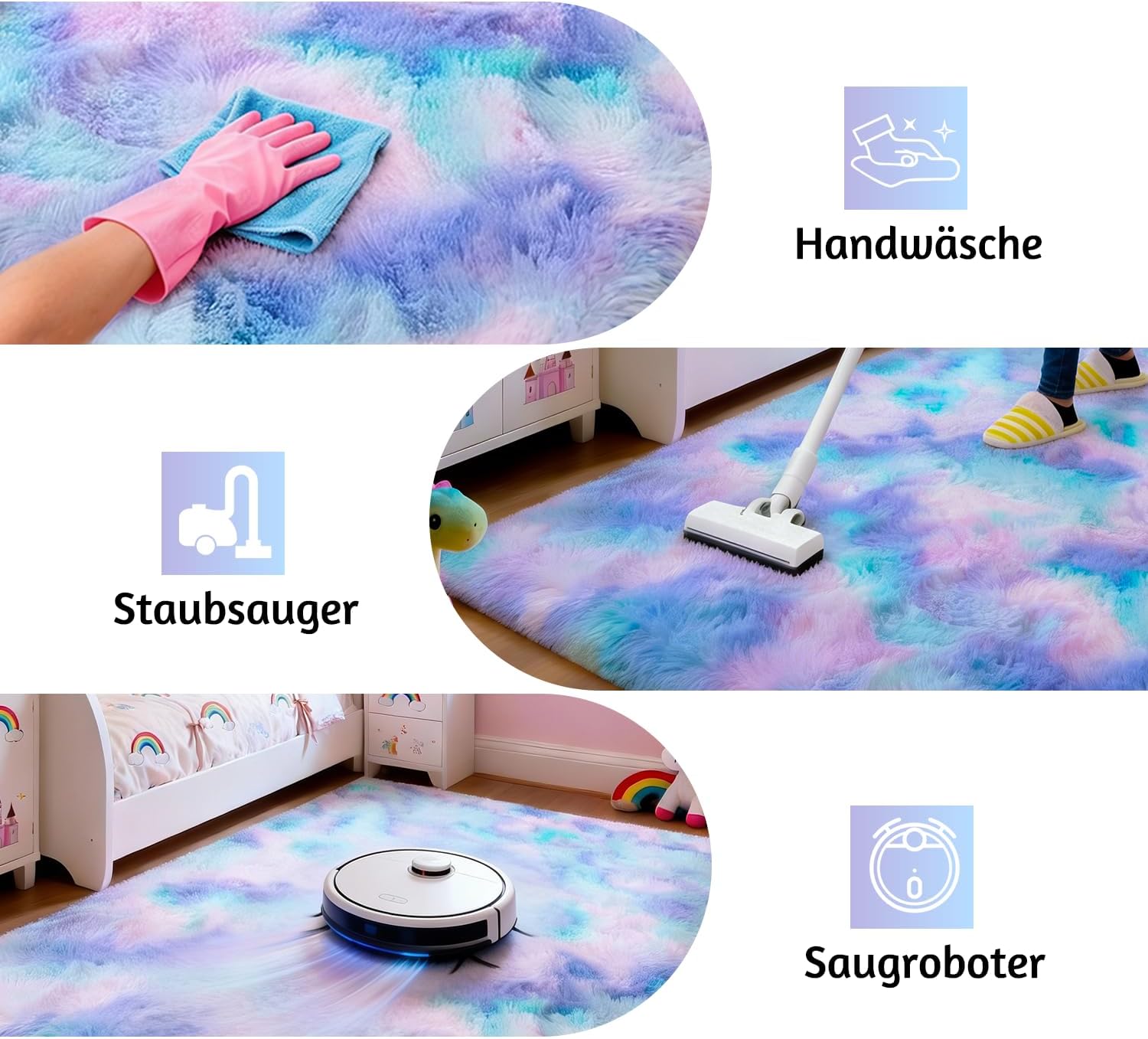 Thumbnail 5 de MARATIP Teppich Kinderzimmer 80x150 cm 🏠