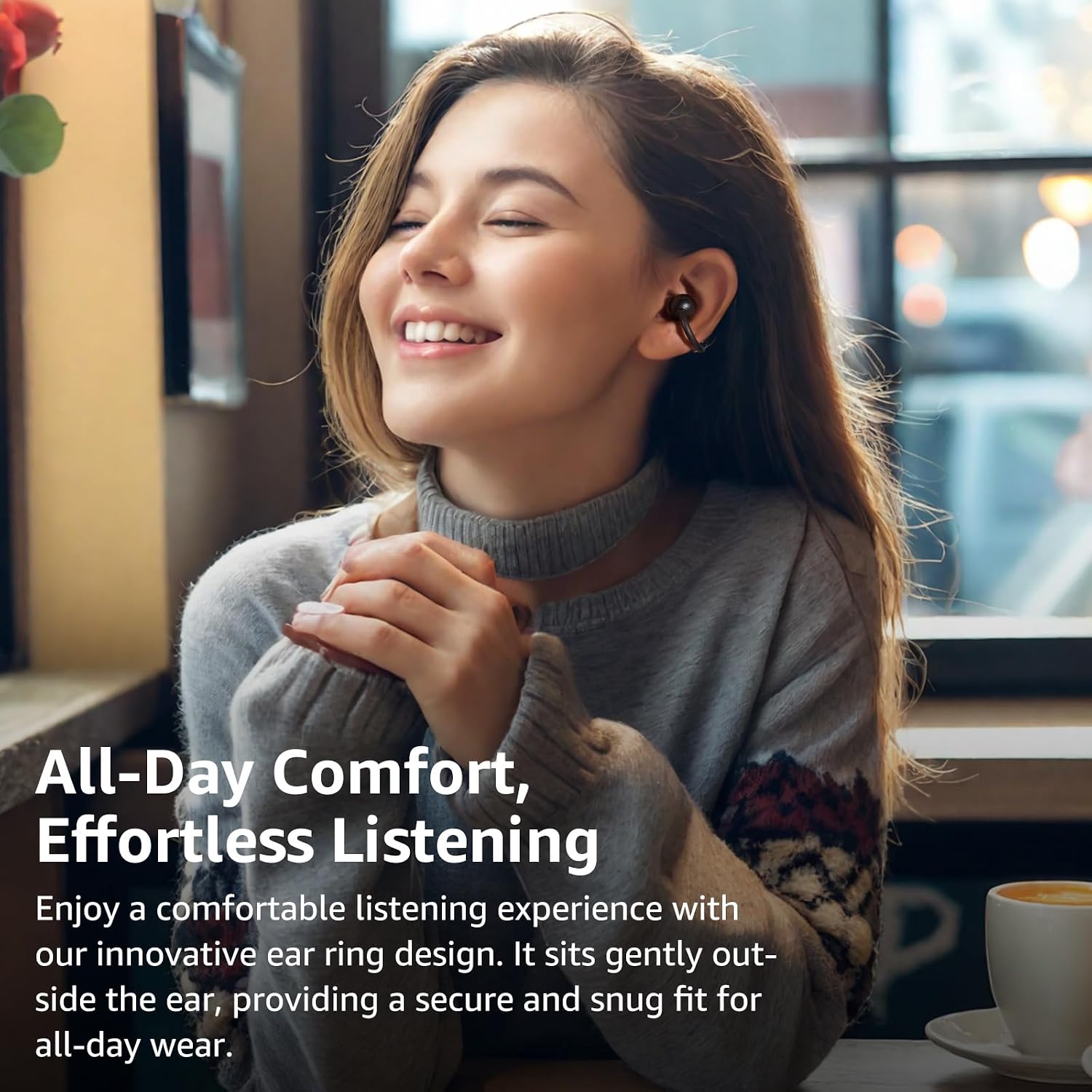 Detalle 2 de TOZO Open-Ear Earbuds with Bluetooth 5.4