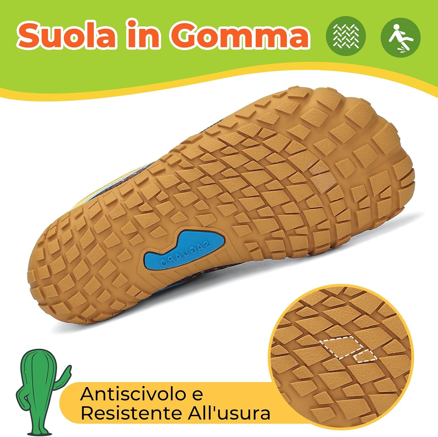 Detalle 1 de SAGUARO Barefoot Bambini traspiranti 24-36