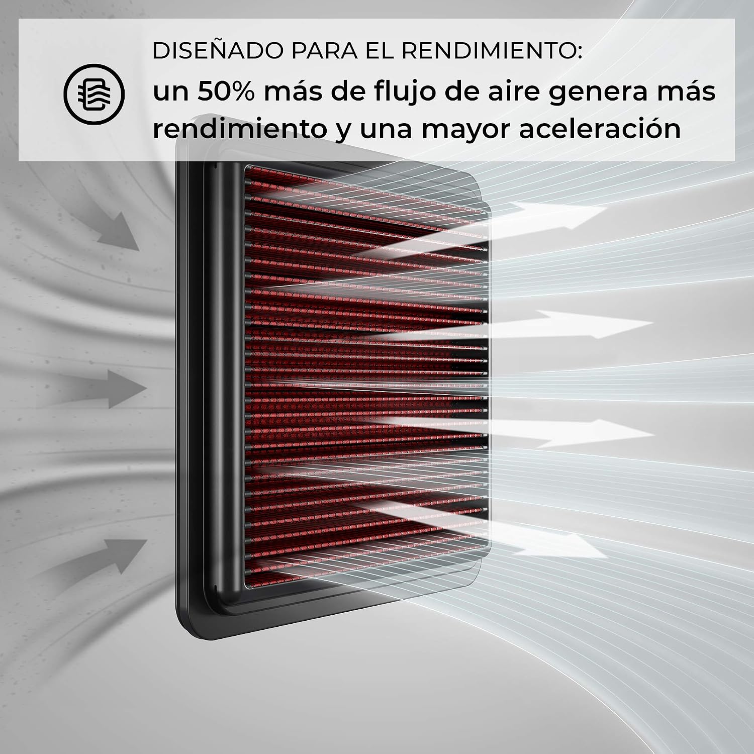 Thumbnail 2 de K&N 33-2194 Filtro de aire lavable 50,000 millas