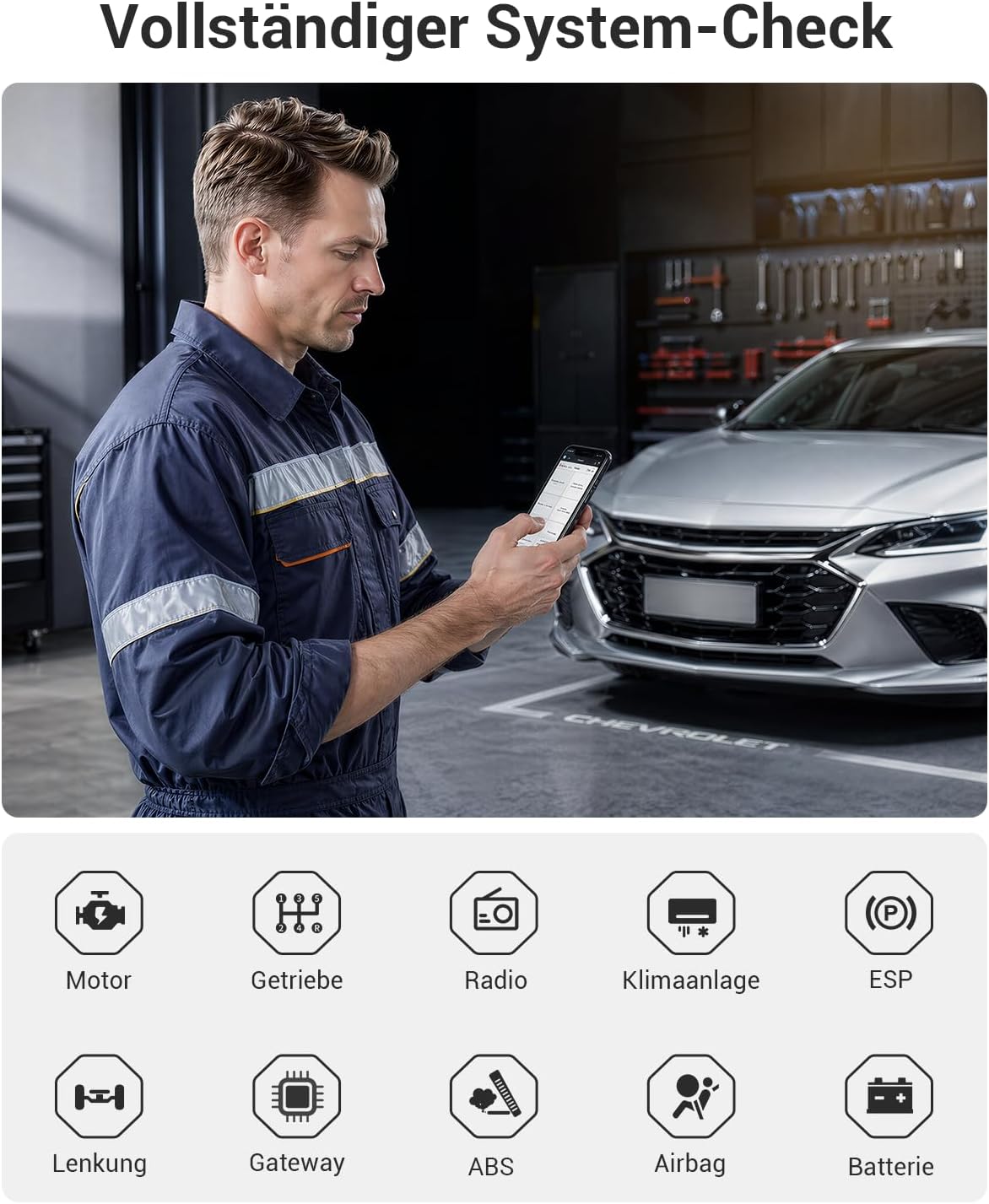 Detalle de XTOOL AD20 Pro OBD2 Diagnosegerät – umfassende Fahrzeugdiagnose mit KI-Unterstützung