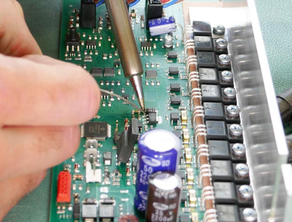 Detalle de Weller T0053298699, stacja lutownicza 70 W z wyświetlaczem LCD, niebieska