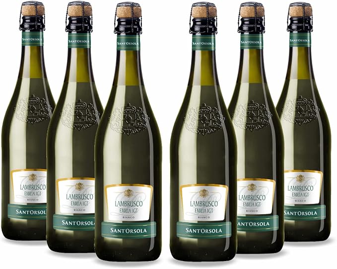 Imagen de Sant'Orsola Lambrusco Emilia IGT Vino Blanco Seco 🍷 - 6x750ml en OfertitasTOP