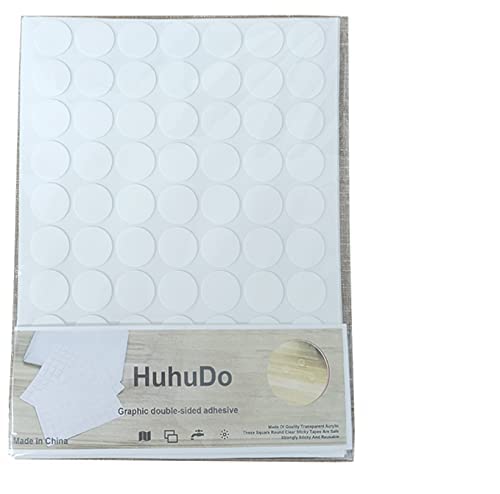 Thumbnail 6 de HuhuDo HD-032-05 Clear Acrylic Adhesive Putty, 350 Round Pieces