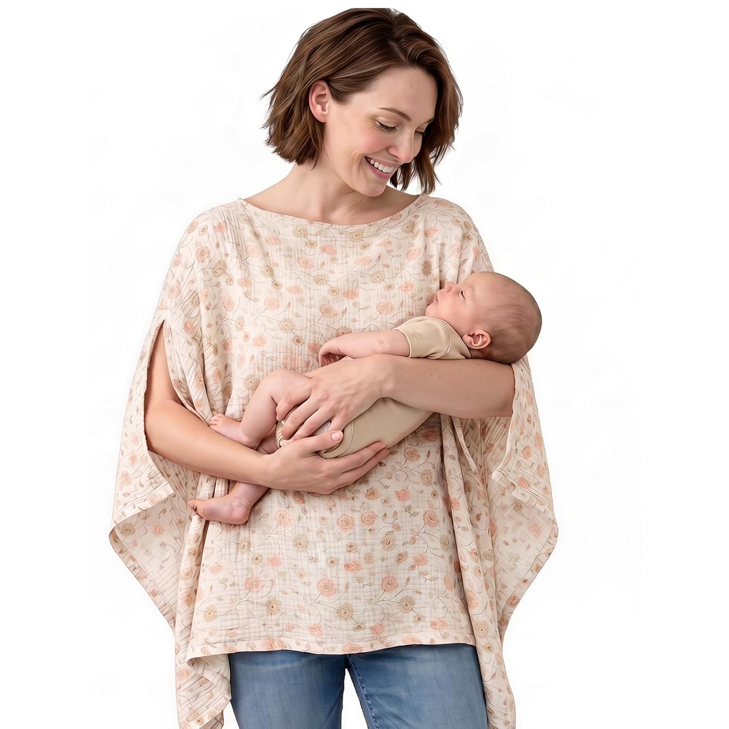 Detalle de Muslin Nursing Cover, 100% Cotton