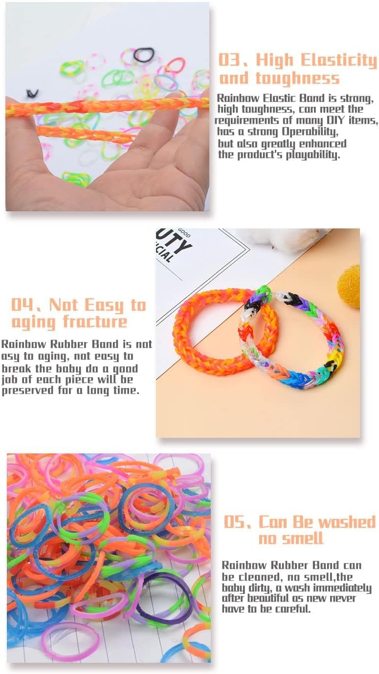 Thumbnail 3 de ROYWOO Élastiques pour bracelet DIY Premium (kit de recharge) avec étui de rangement
