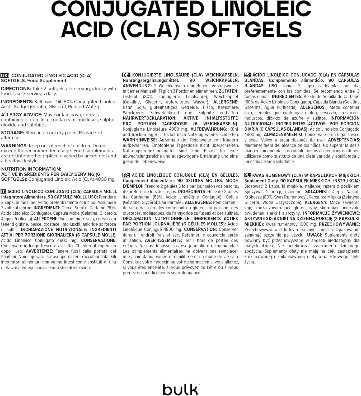 Thumbnail 5 de Conjugated Linoleic Acid 1600 mg Softgels 💊
