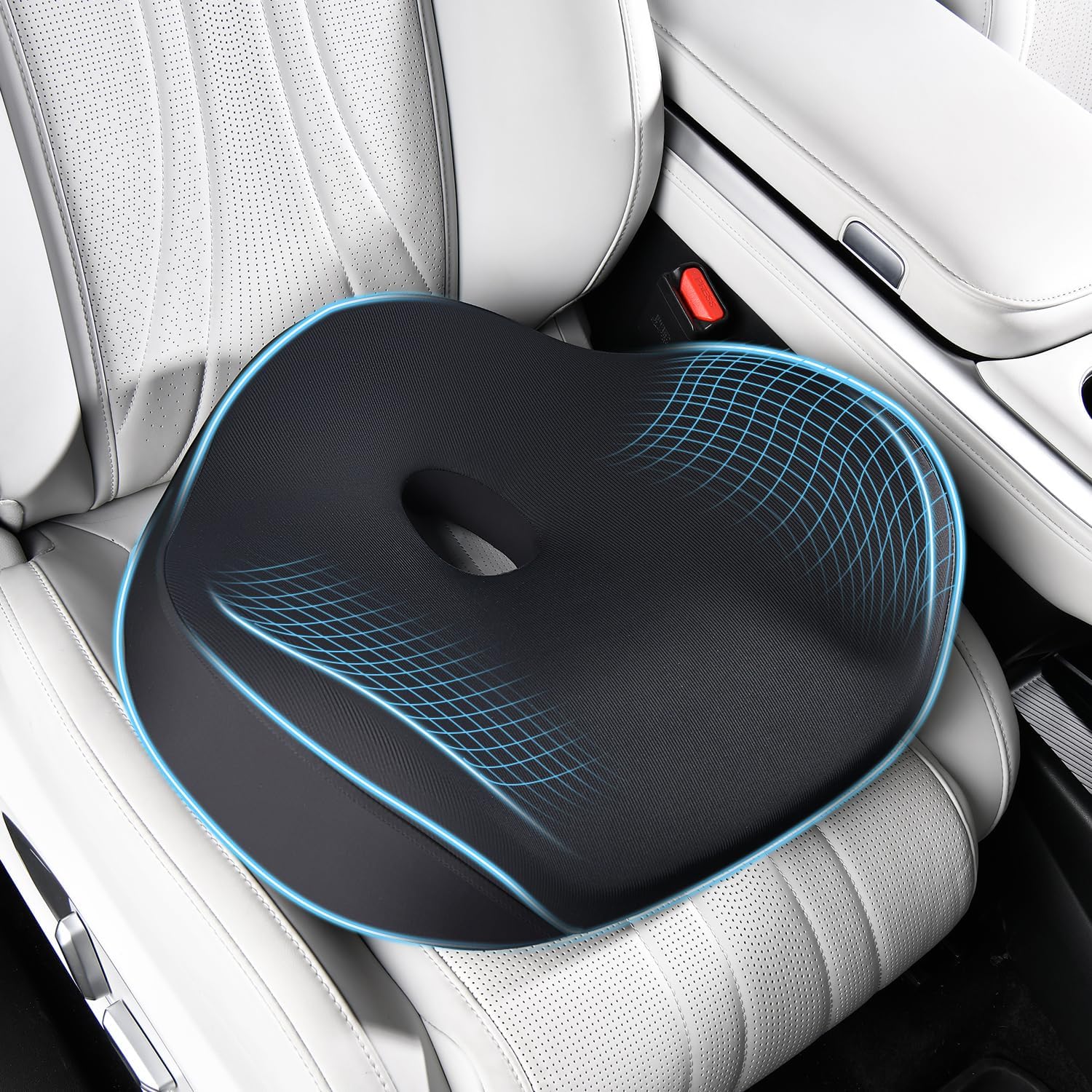 Detalle de FLORICH Car Seat Cushion, Memory Foam