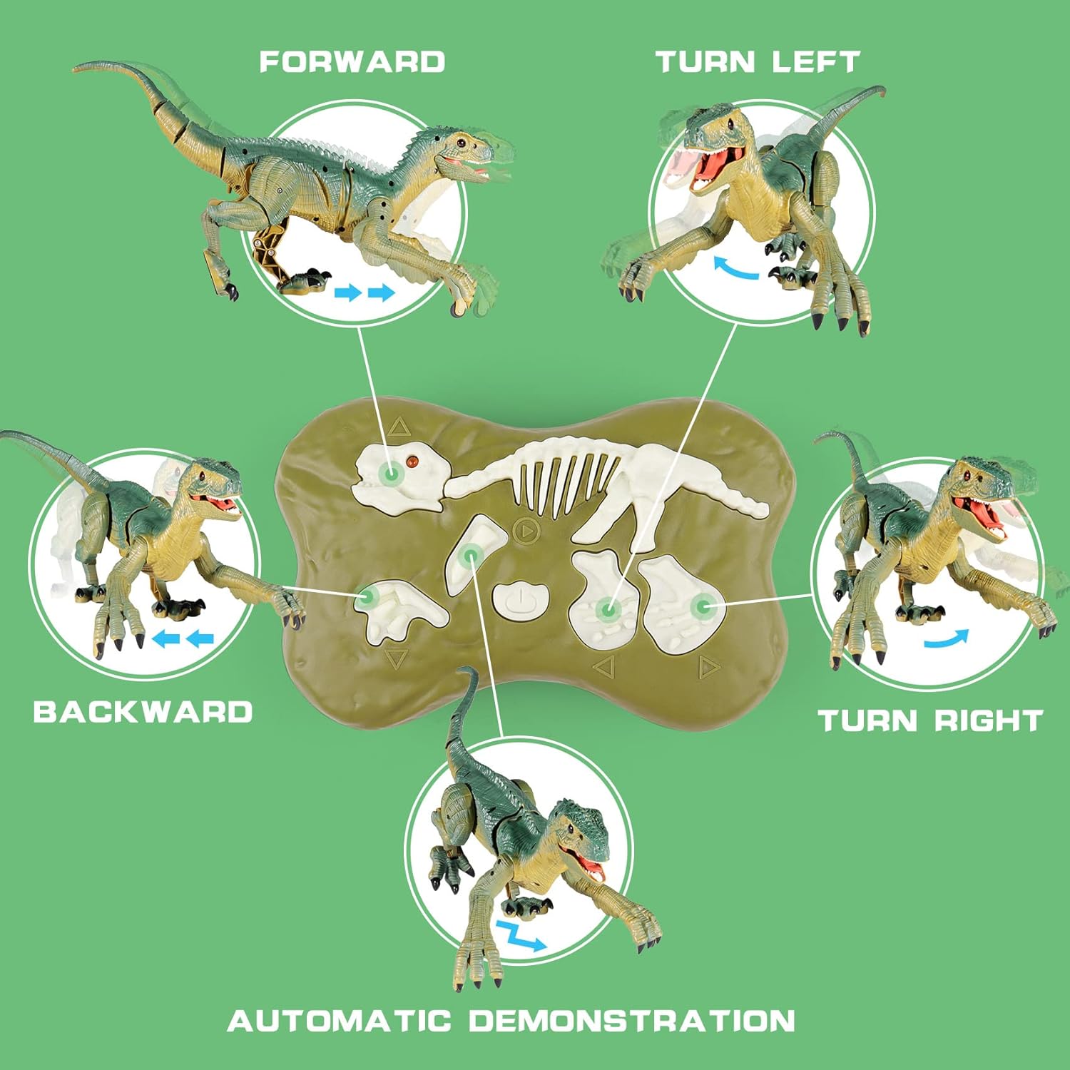 Thumbnail 6 de VERTOY Velociraptor RC Dinosaur Toy