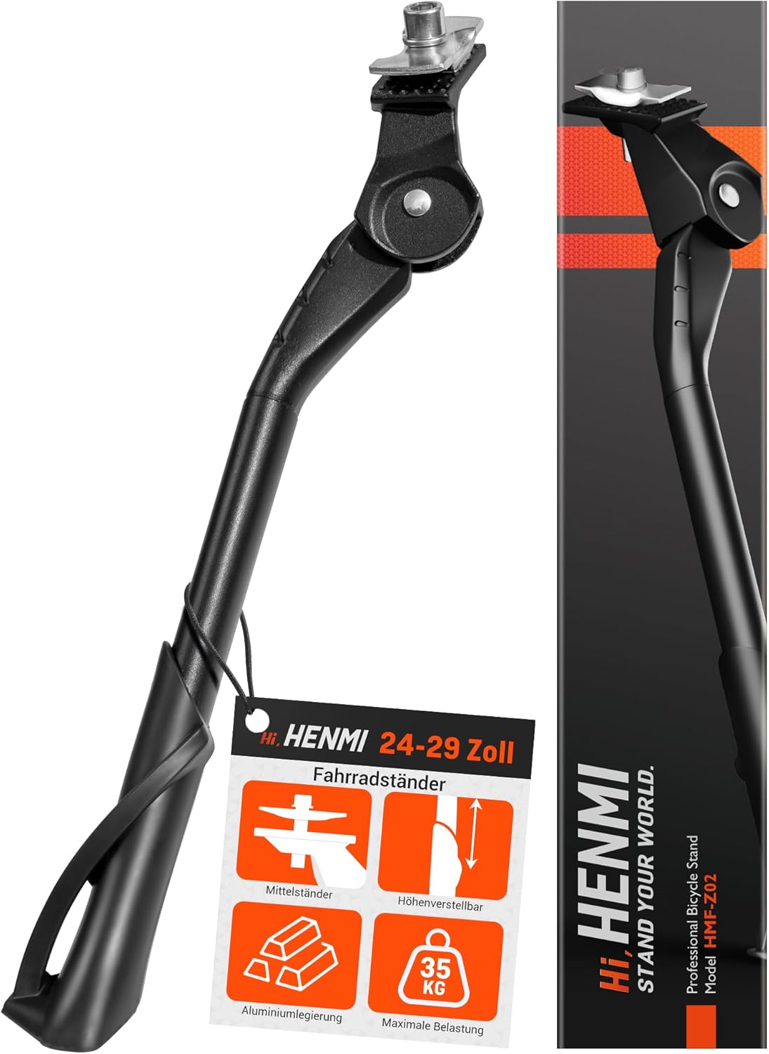 Detalle de HENMI Fahrradständer 35 kg für 24 bis 29 Zoll