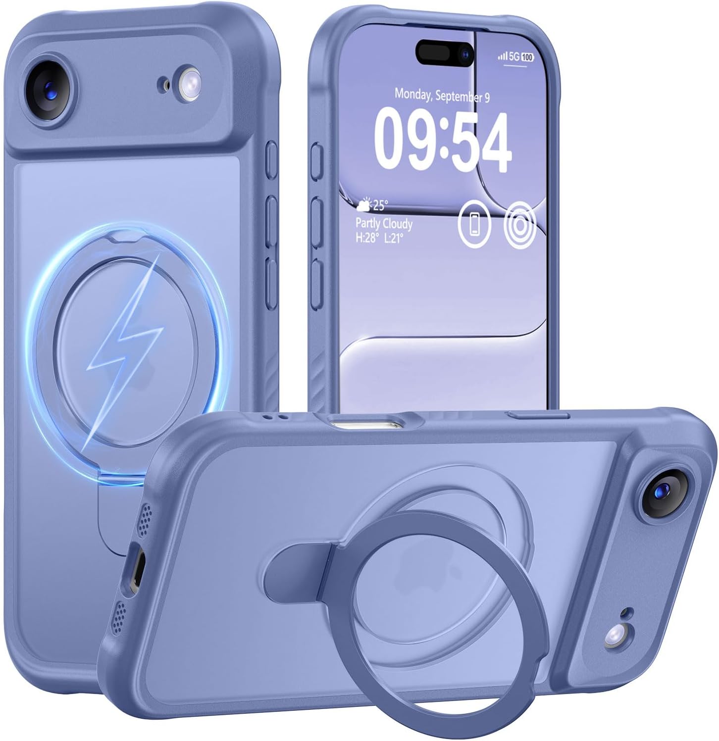 Detalle de MOCCA Design for iPhone 17 Pro Max Case with MagSafe and Invisible Magnetic Ring Stand