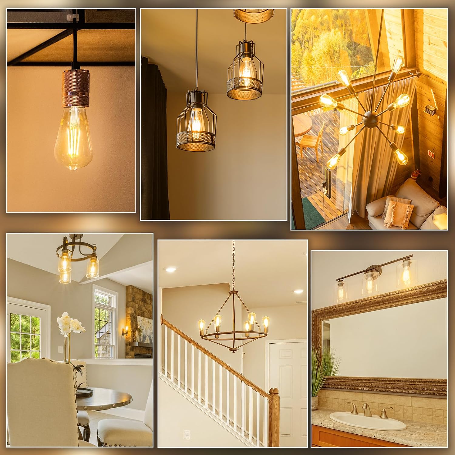 Detalle 2 de DiCUNO Vintage Edison LED Bulbs ST64