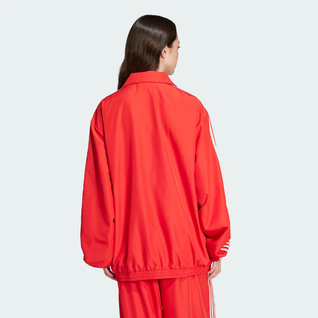 Thumbnail 1 de Chaqueta Adilenium Season 3 Oversized de Adidas — Rojo, estilo urbano y comodidad