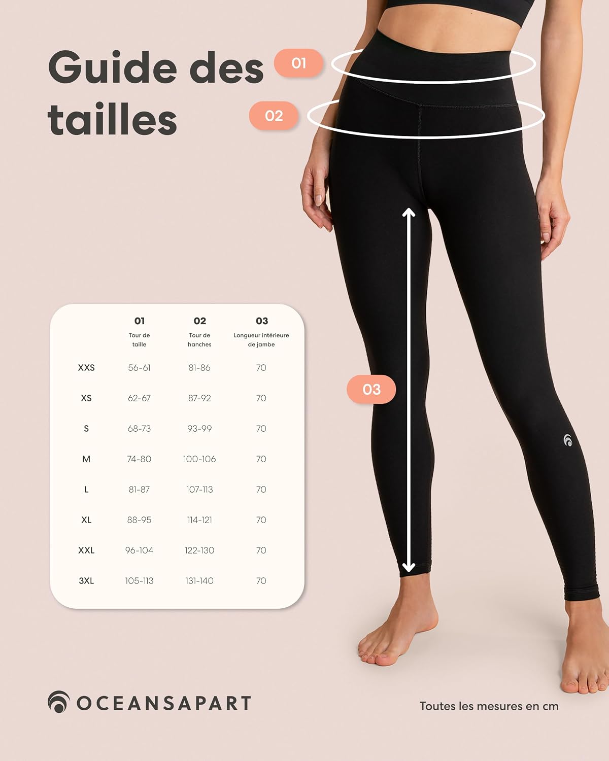 Thumbnail 6 de Oceansapart Beverly Legging Taille Haute pour Yoga