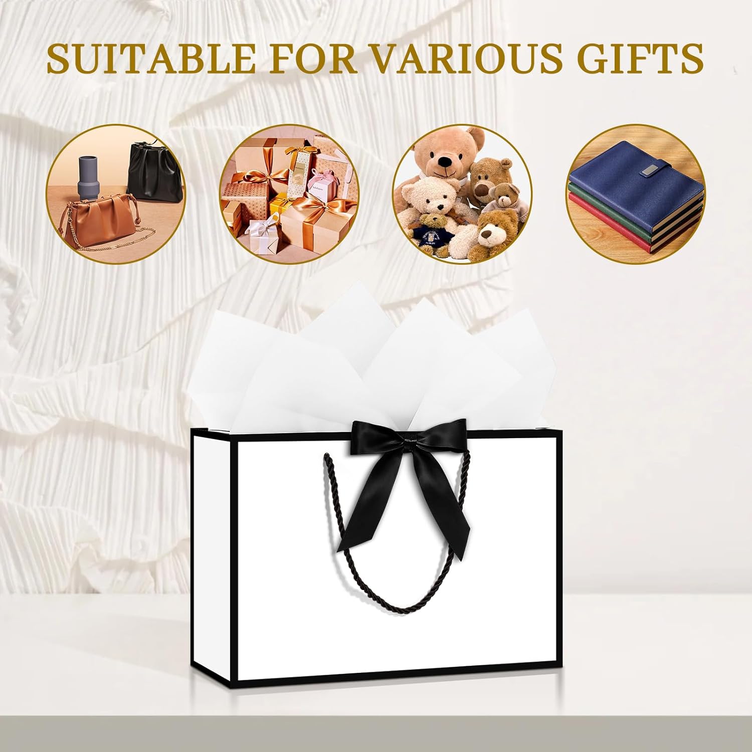 Thumbnail 5 de NADSSJL 6 Pcs Medium Gift Bags for Presents