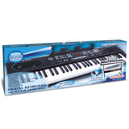 Thumbnail 3 de Bontempi HarmonyLegs Tastiera 61 teclas con patas metálicas 🎹