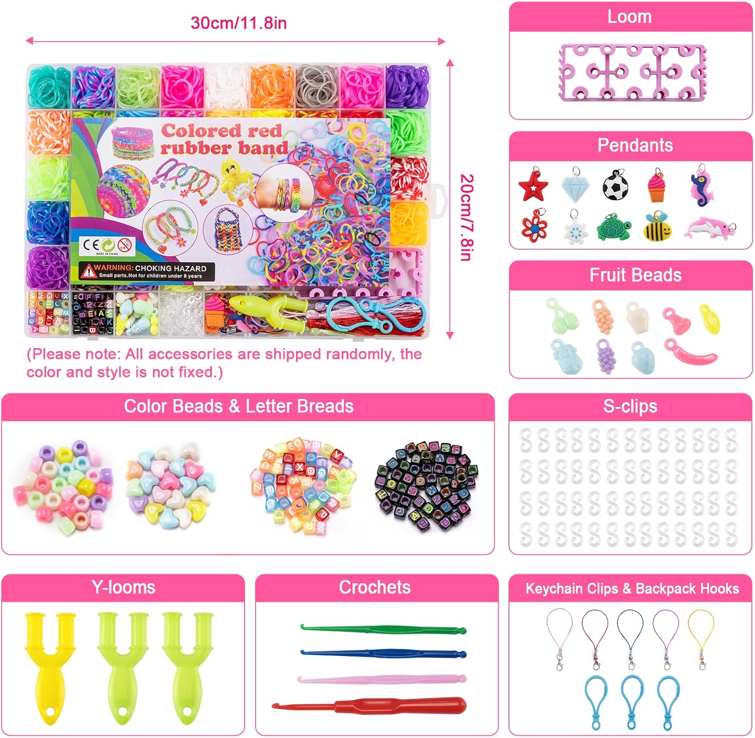 Thumbnail 1 de Loom Bänder Set Noa Home Deco 5100+ Stück