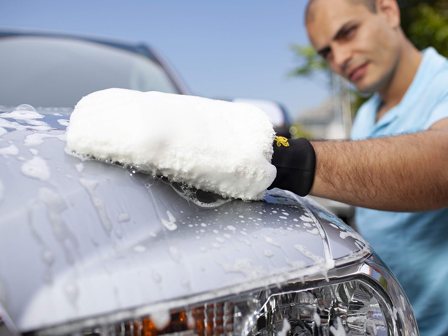 Detalle de Meguiar's Gant lavage 20x28 cm 🧽