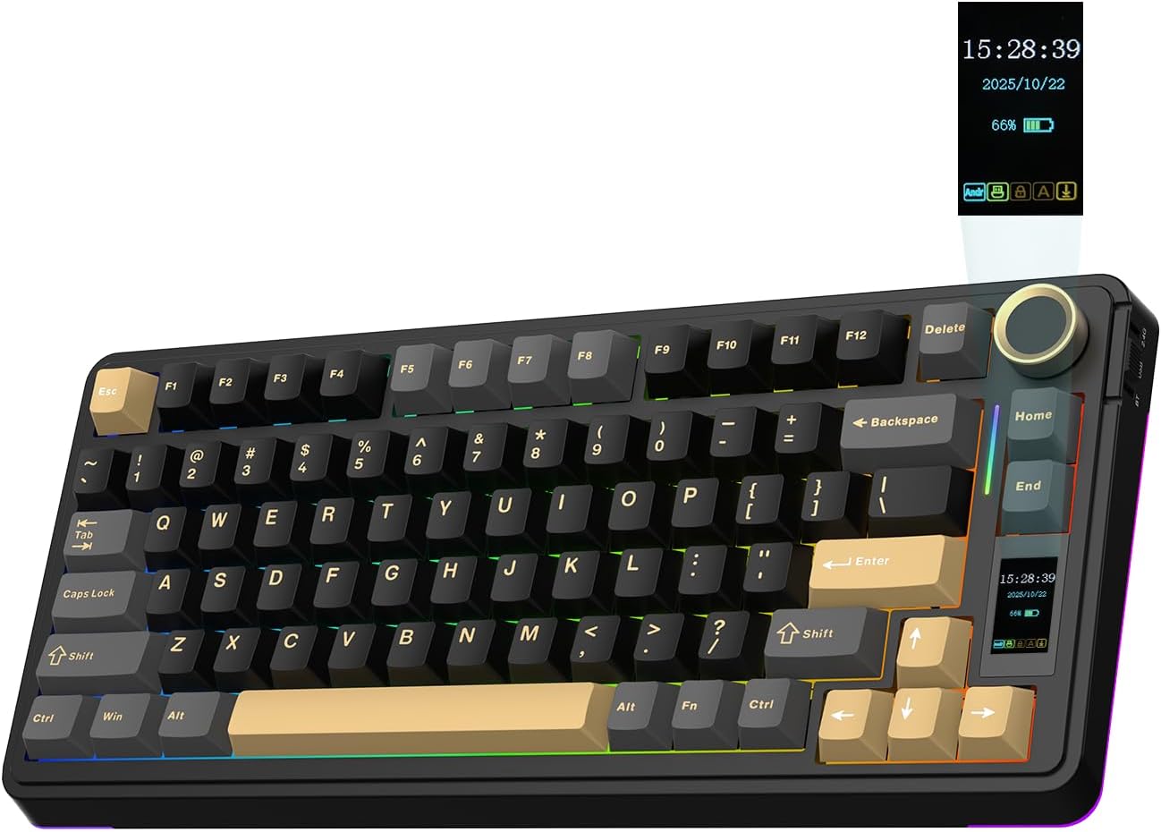 Detalle de EPOMAKER X Aula EA75 MAX Wireless Keyboard