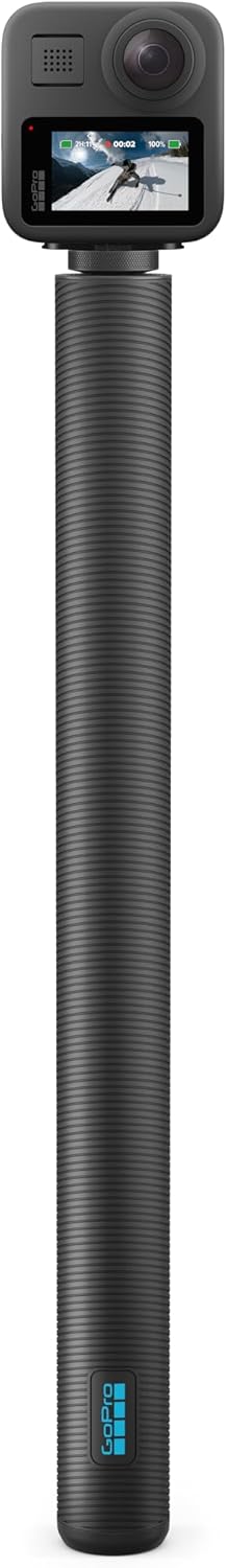 Detalle de GoPro 9ft Carbon Fibre Extension Pole + Ultra-Light Invisible 360 Grip — Official Accessory