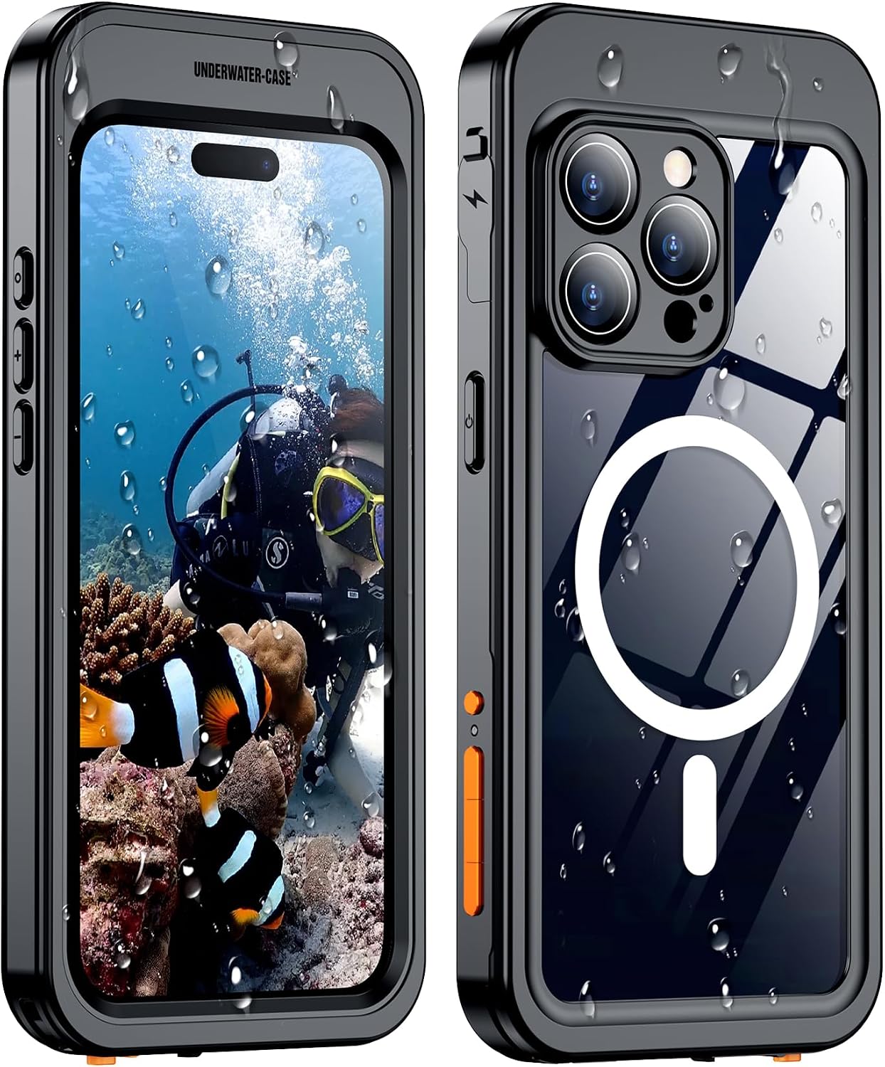 Detalle de iPhone 15 Pro Max Underwater Camera Case 6.7"