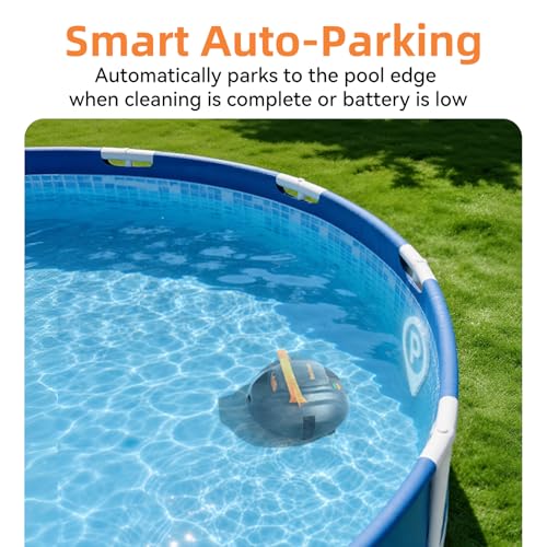 Detalle de CoasTeering Planet Robot Piscine sans Fil – Nettoyage autonome pour piscines jusqu’à 80 m²