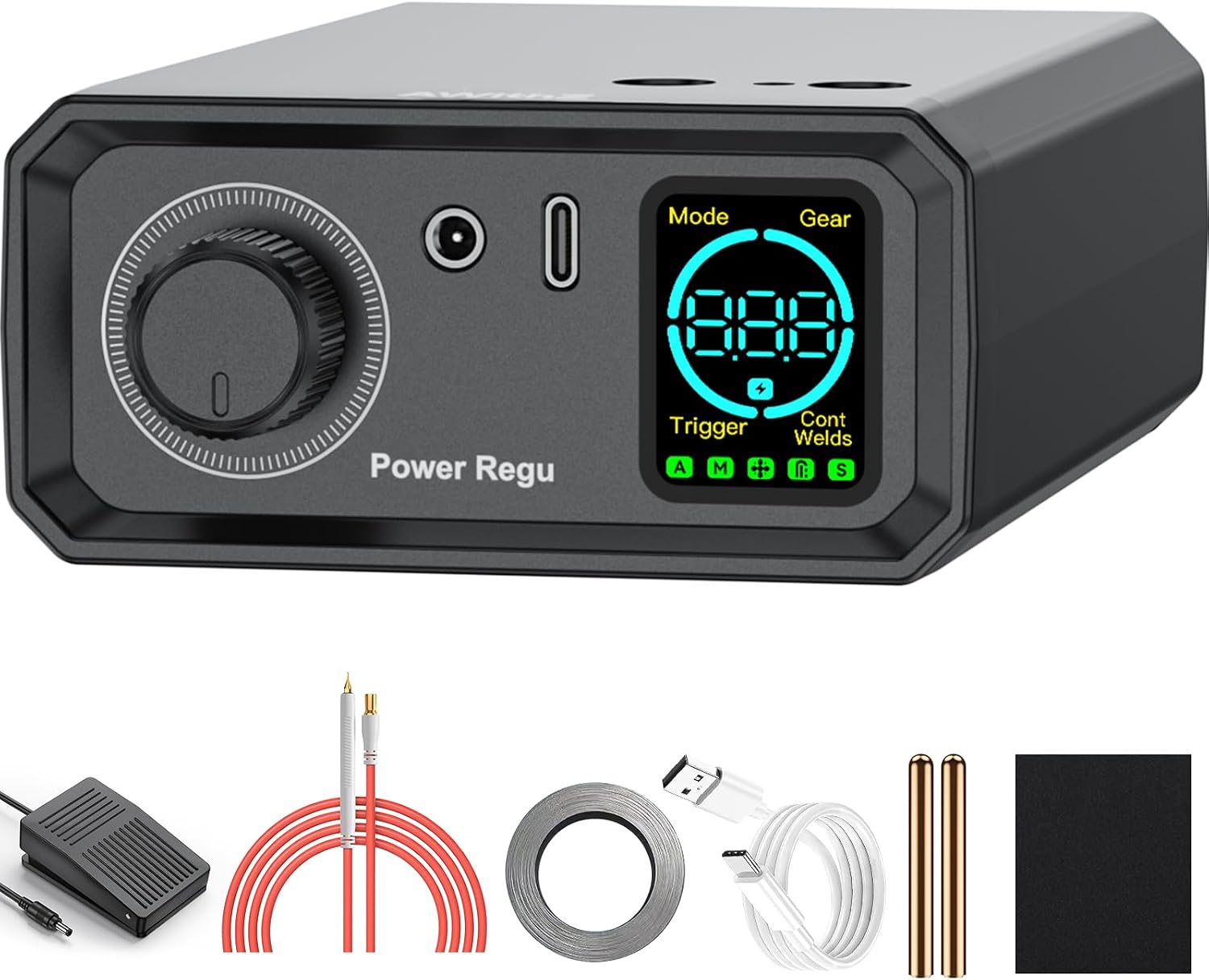 Detalle de AWithZ UK1 9000W Battery Spot Welder with 100-Level Control