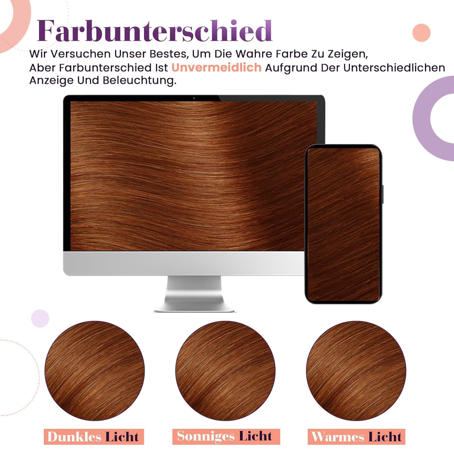 Thumbnail 5 de LaaVoo Echthaar Clip-in Extensions 30 cm