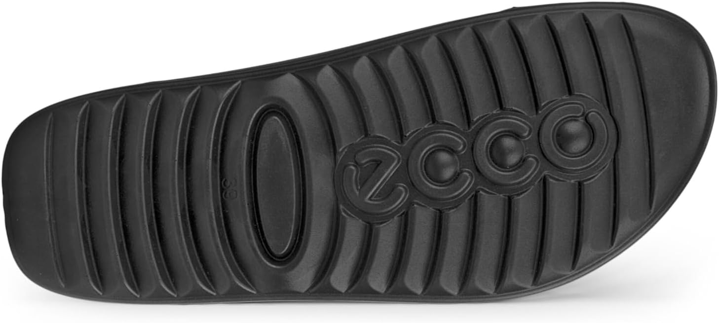 Detalle de ECCO Damen Cozmo Ein-Band Pantoffel-Sandale – komfortabel, langlebig und flexibel