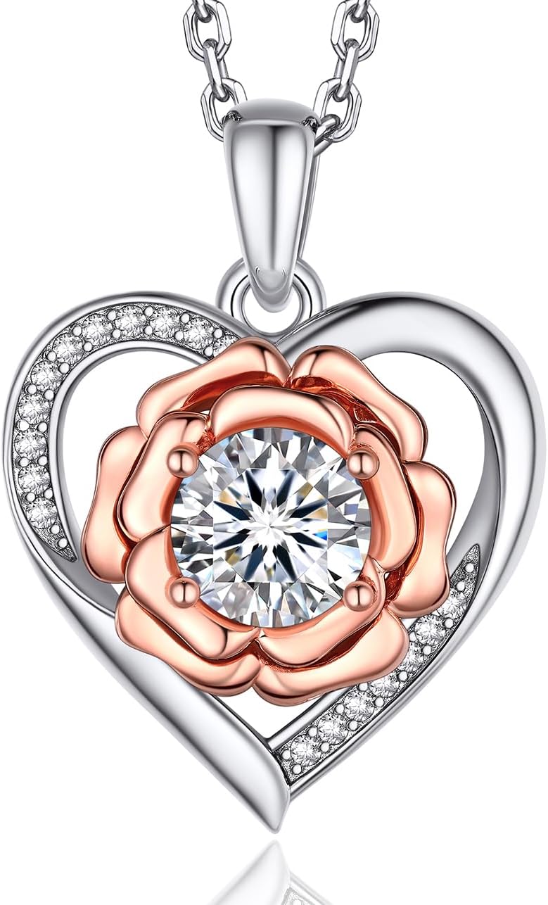 Detalle de MomentWish Cuore Collana 1 carato 💎