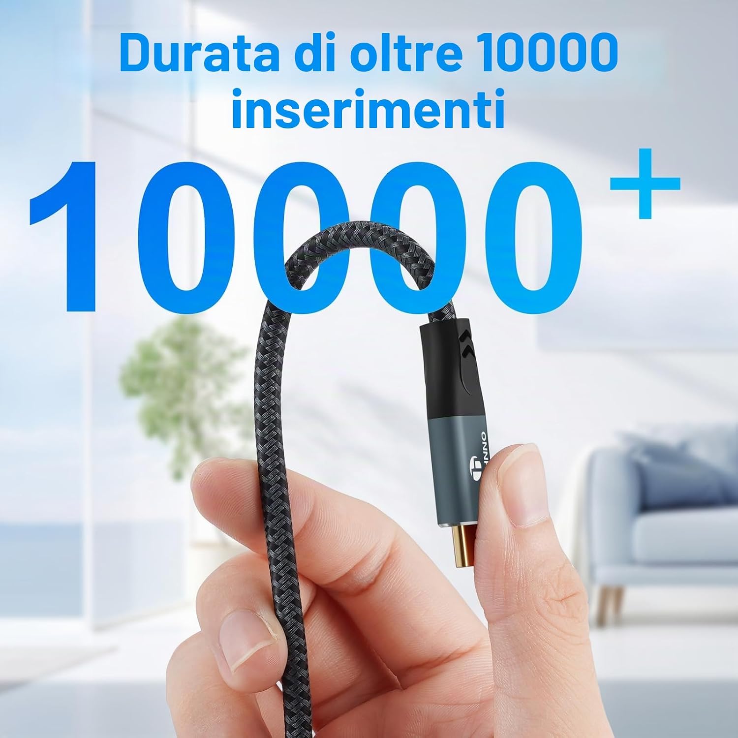 Detalle 2 de Thzzhnno Cavo USB A a USB C 3m – 2 pezzi, USB 3.1 Gen2, 10 Gbps