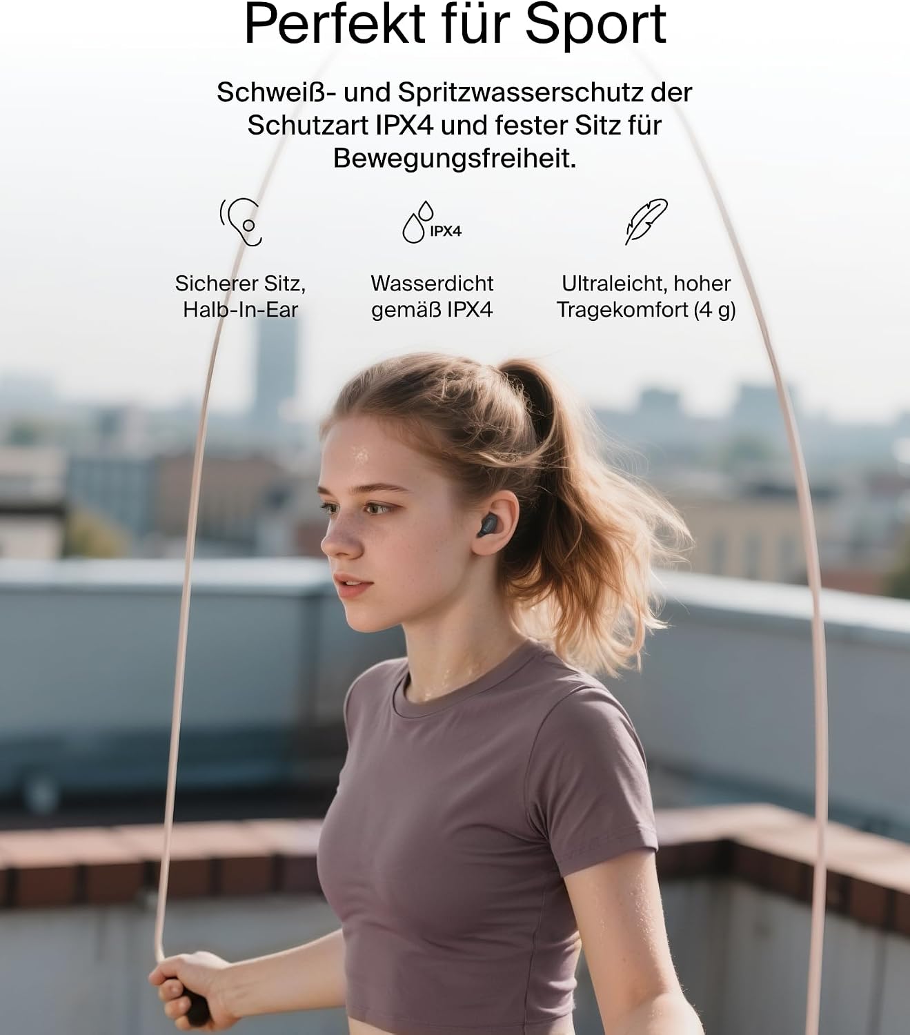 Detalle 1 de Belkin SoundForm Anywhere Bluetooth Kopfhörer Schwarz
