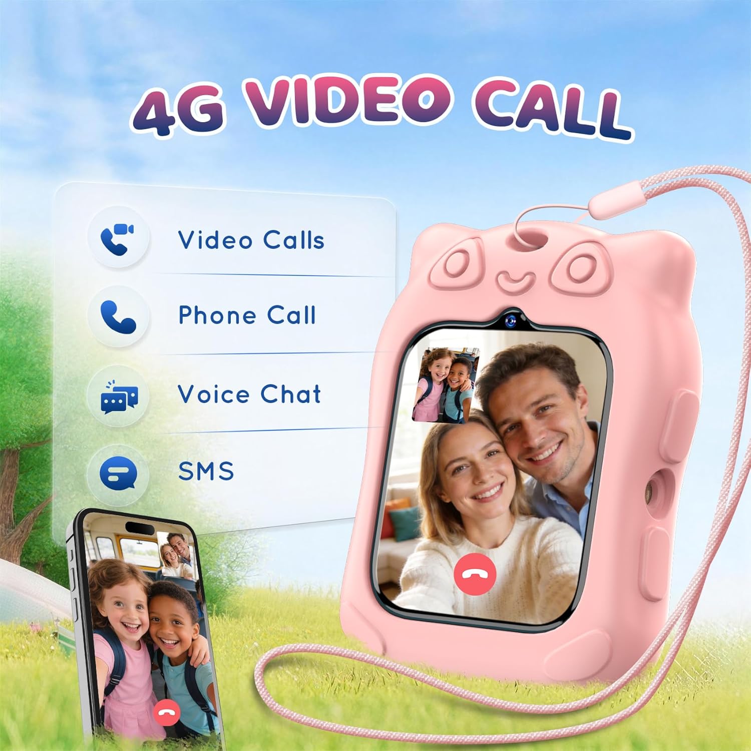 Thumbnail 3 de Blackview 4G Kids Smart Watch: GPS, SOS, Video Calls & Health Tracking