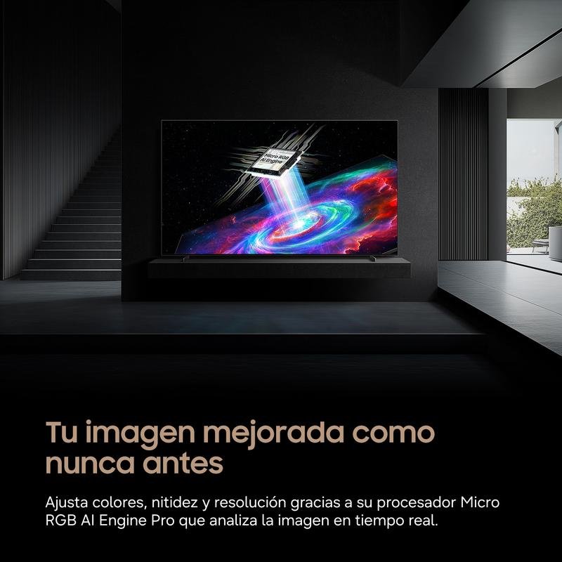 Detalle de Samsung Micro RGB R85H 65" 4K 144 Hz: gaming de alto rendimiento y cine en casa