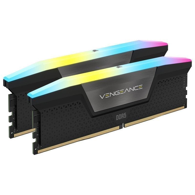 Detalle 2 de Corsair Vengeance RGB DDR5 64GB (2x32 GB) 6400 MHz CL32
